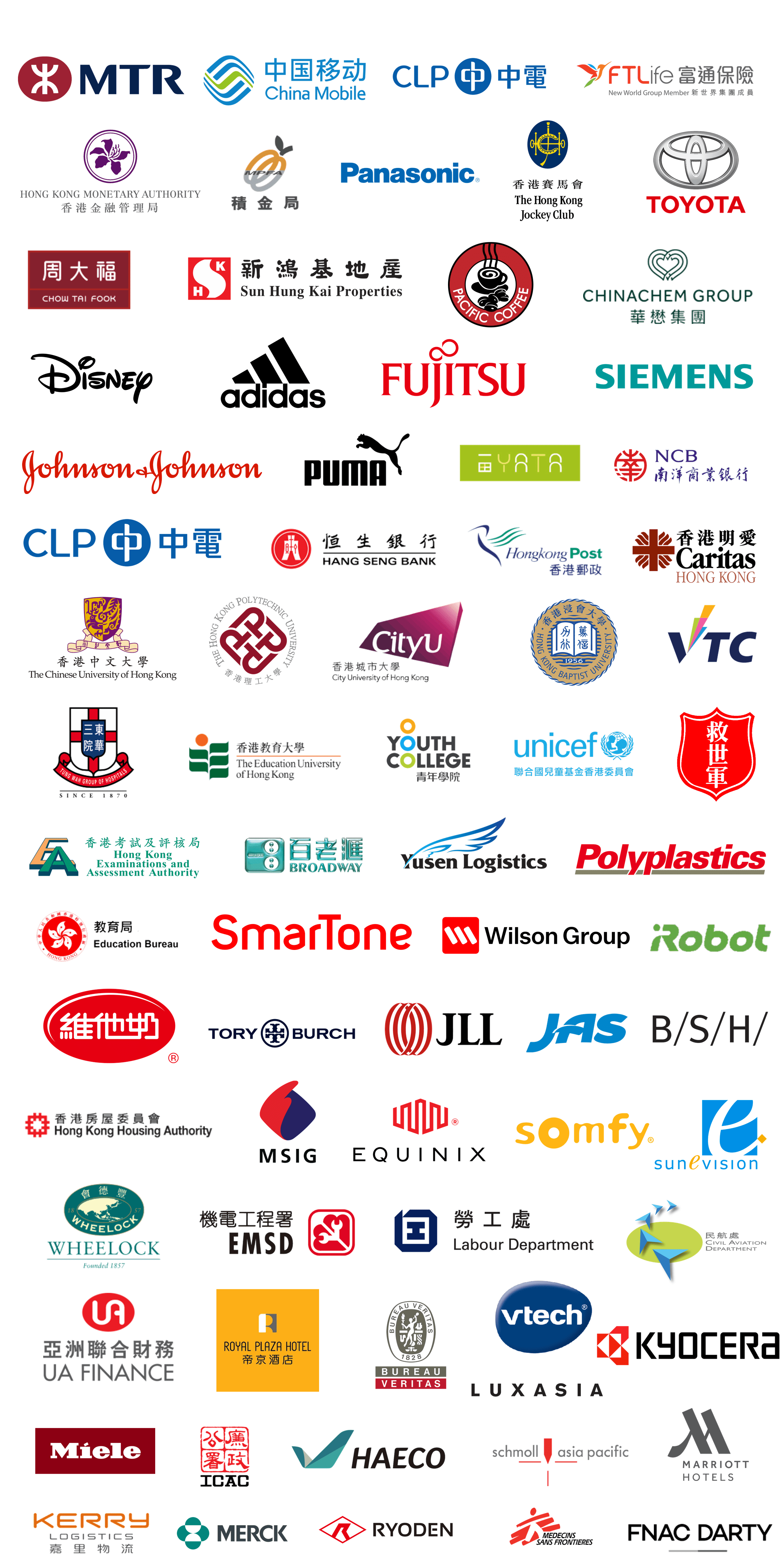 Corporate Client Logo List